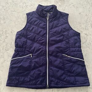 Women's Purple Quilted Vest